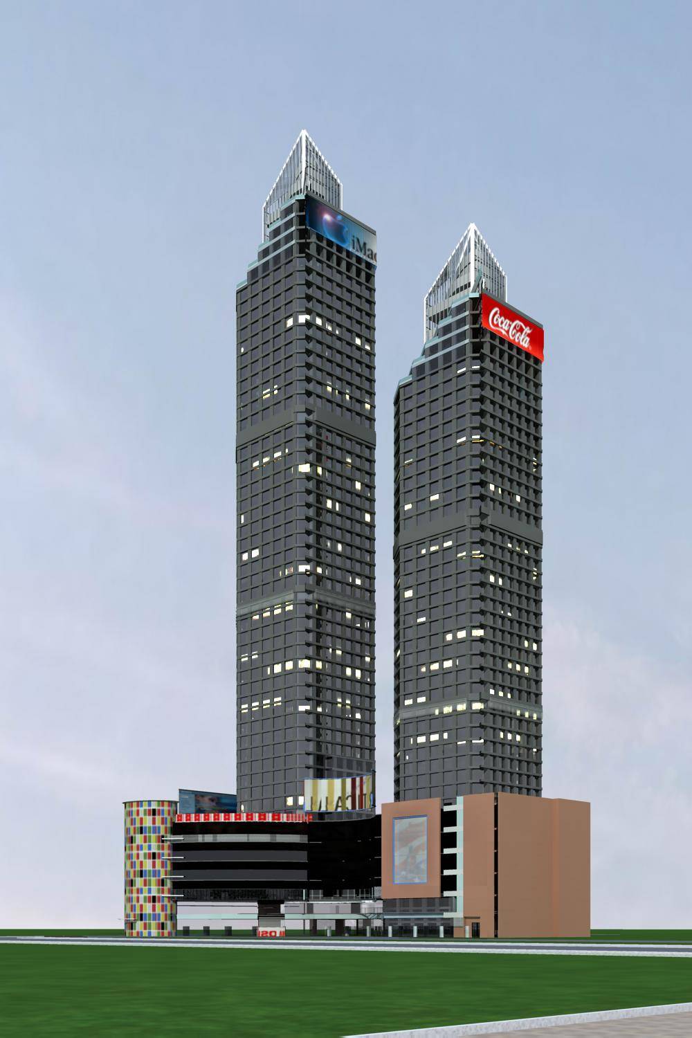 现代超高层商业办公楼