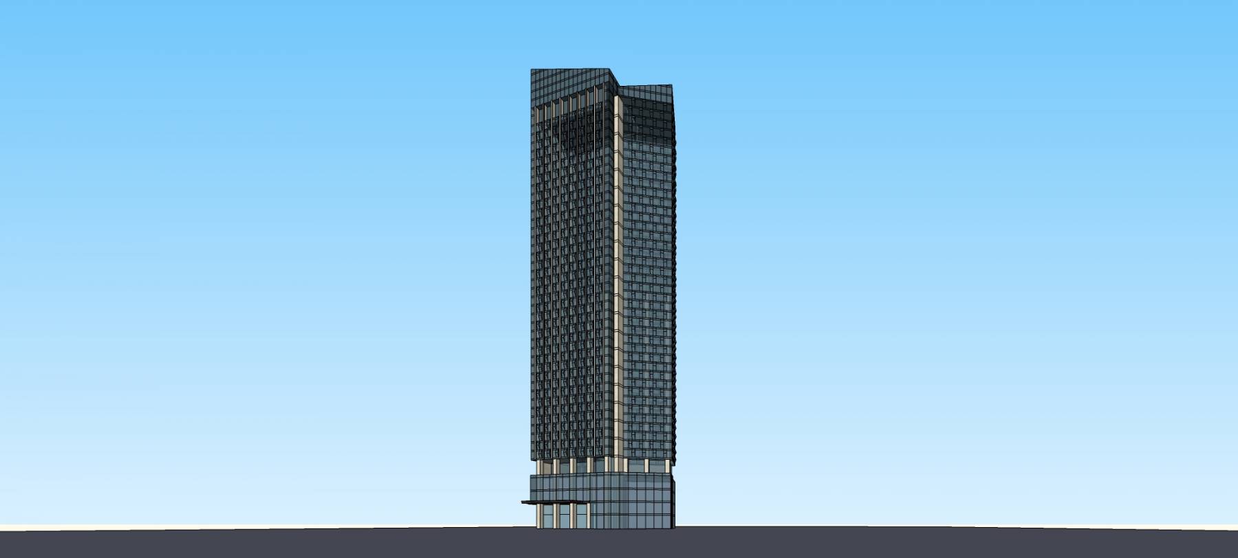 现代超高层商业办公楼