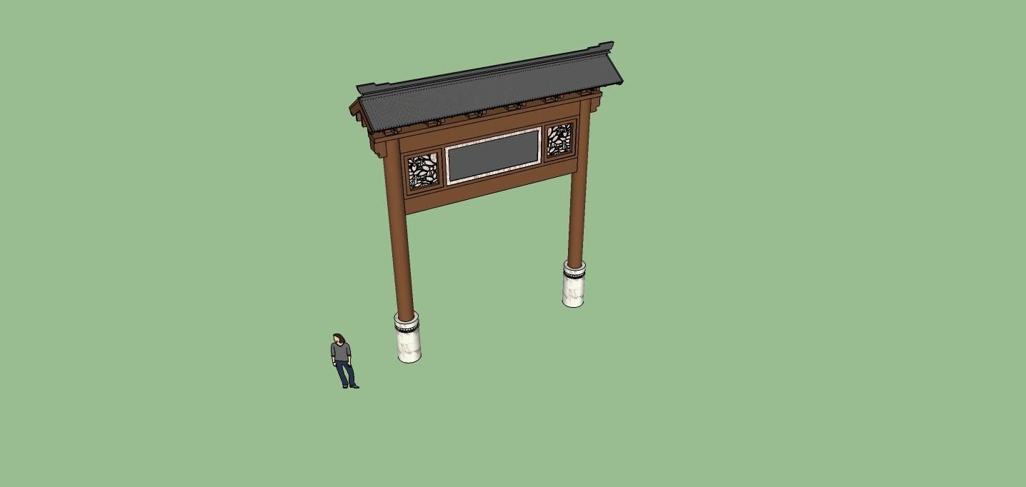 中式大门