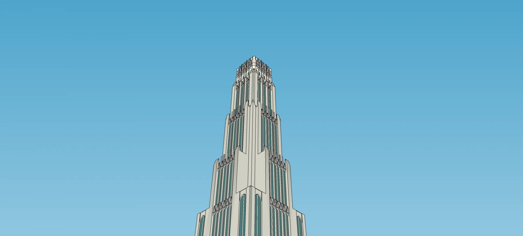 现代超高层塔楼