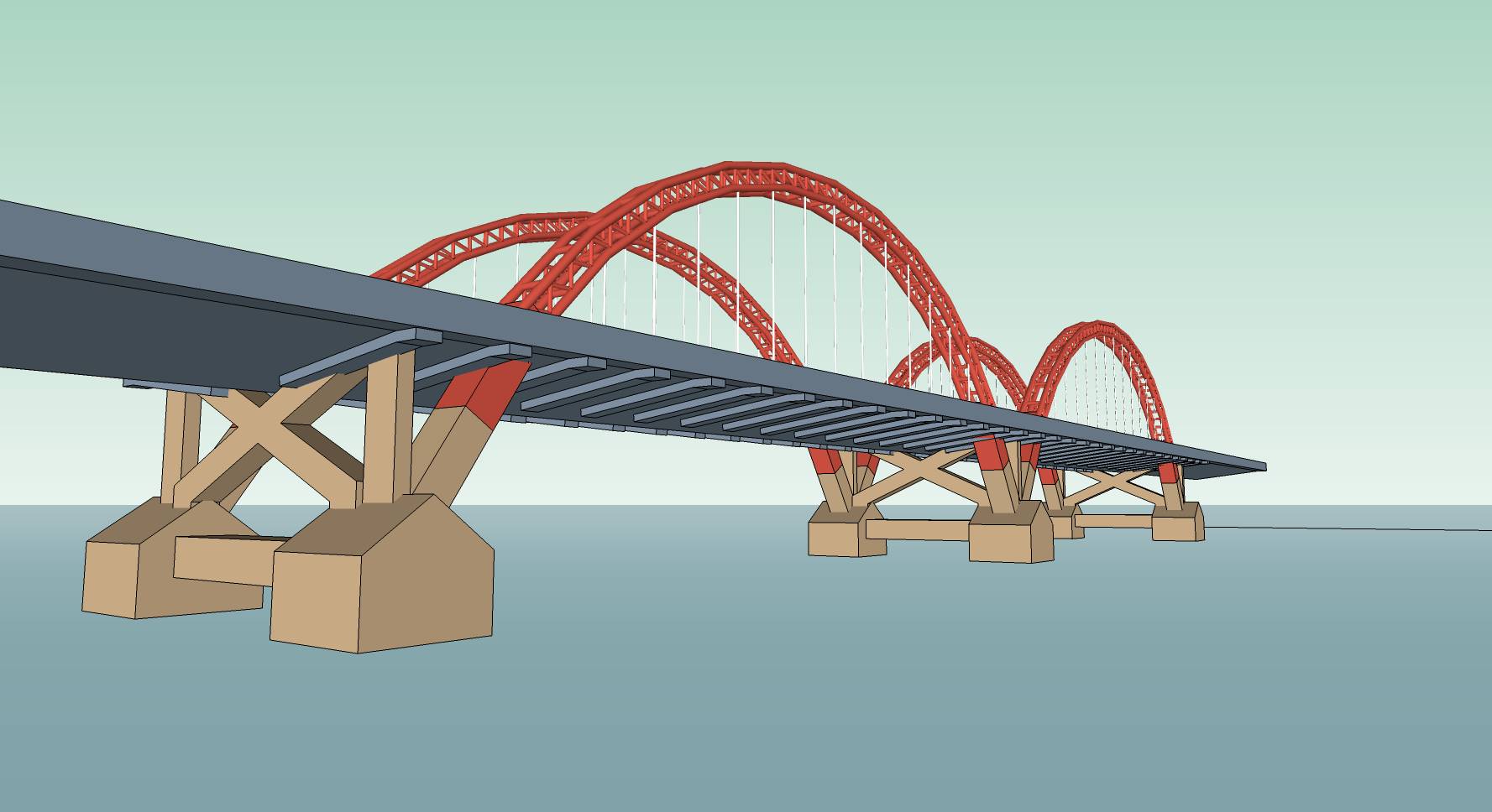 桥3dmax 模型下载-光辉城市