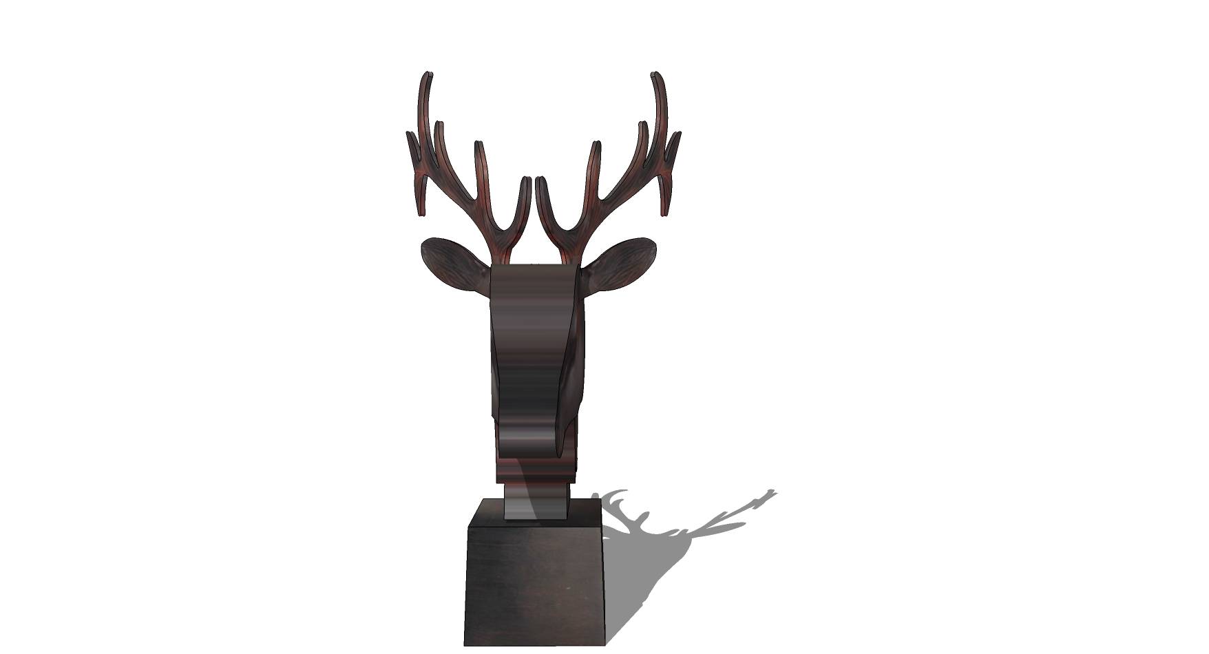 鹿动物雕塑