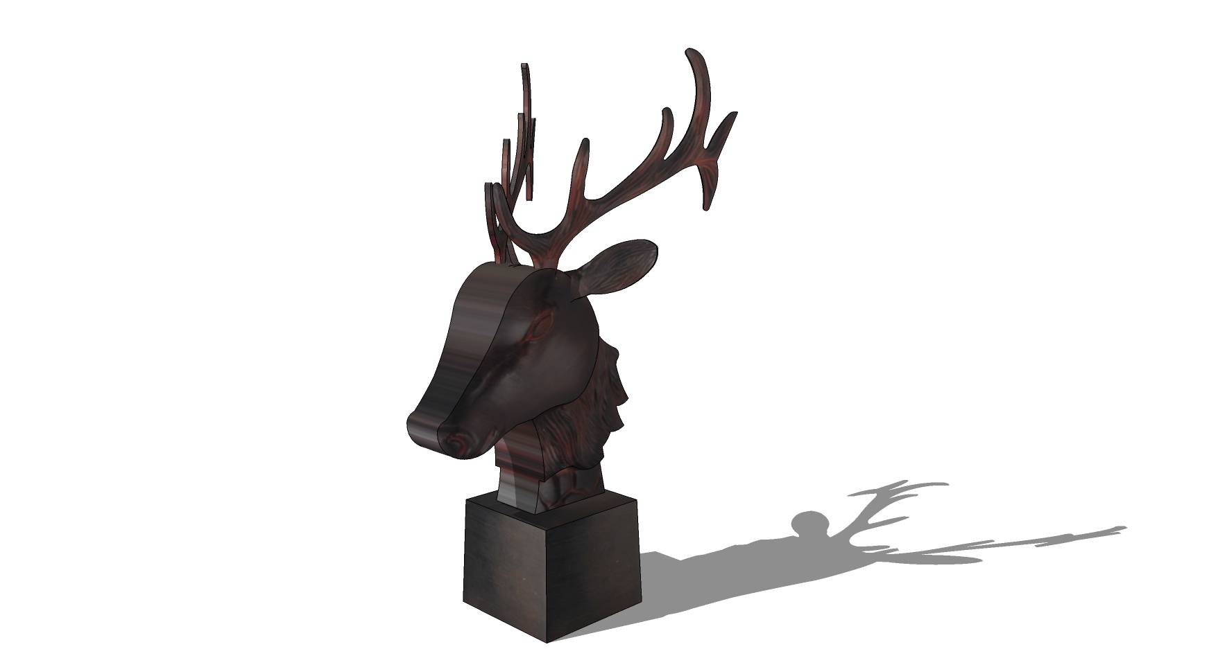 鹿动物雕塑