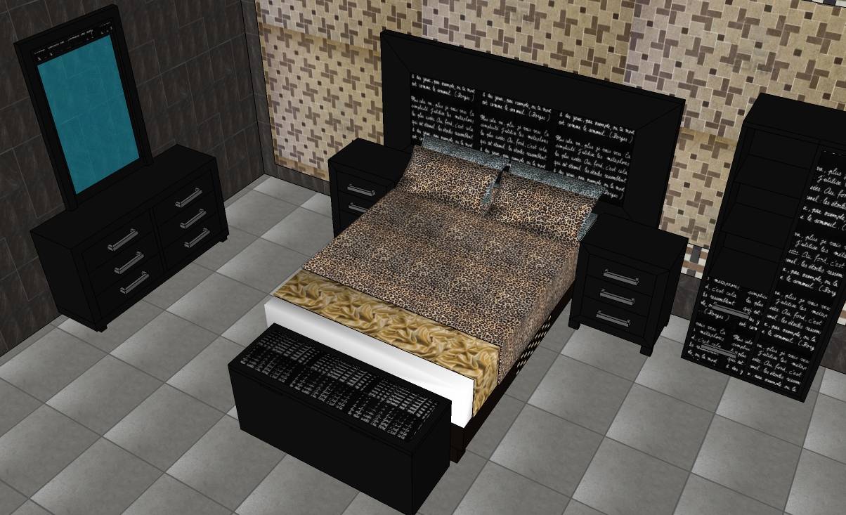 家具设计——卧床9