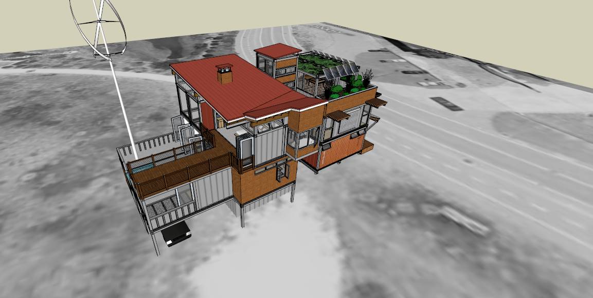 新中式现代风格别墅 SketchUp模型
