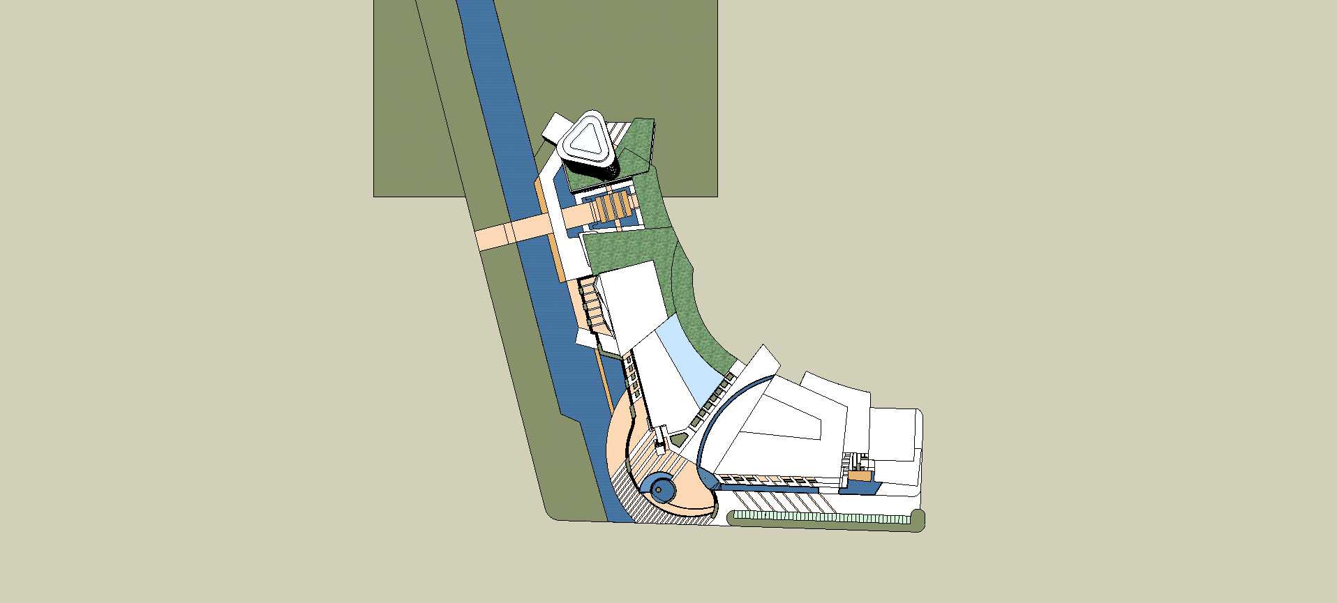 现代风格商场