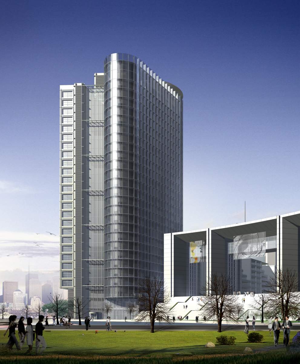 中关村西区效果图下载-光辉城市
