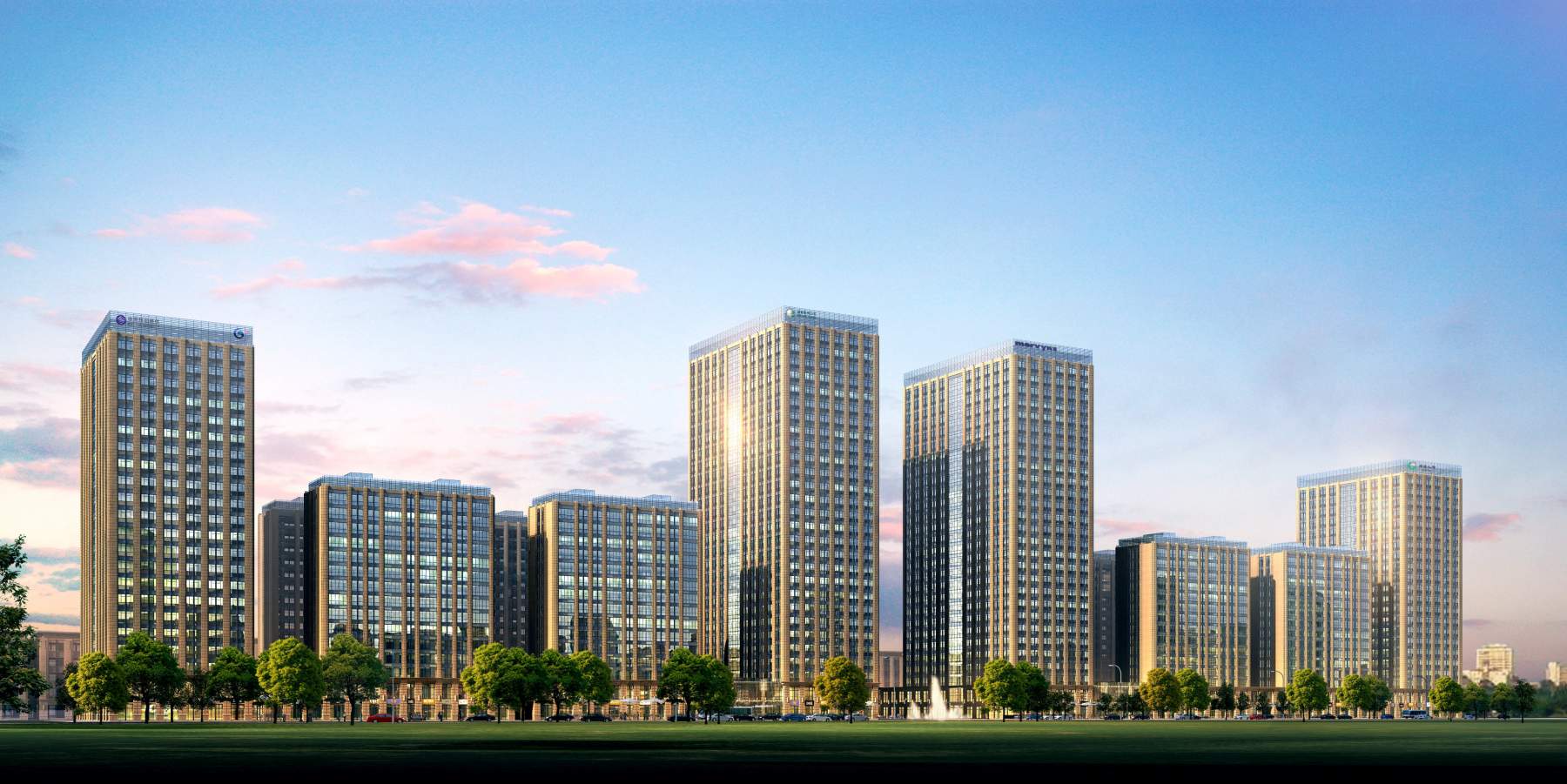 欧式商业办公区效果图下载